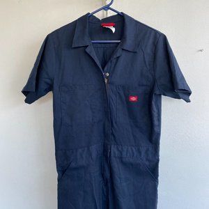 Dickies Navy Blue Flex Short Sleeve Coveralls